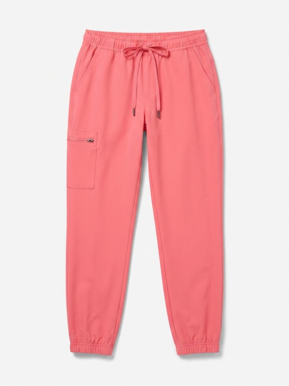 Healing Hands Purple Label Pink/Coral Scrub Jogger Pants Petite M